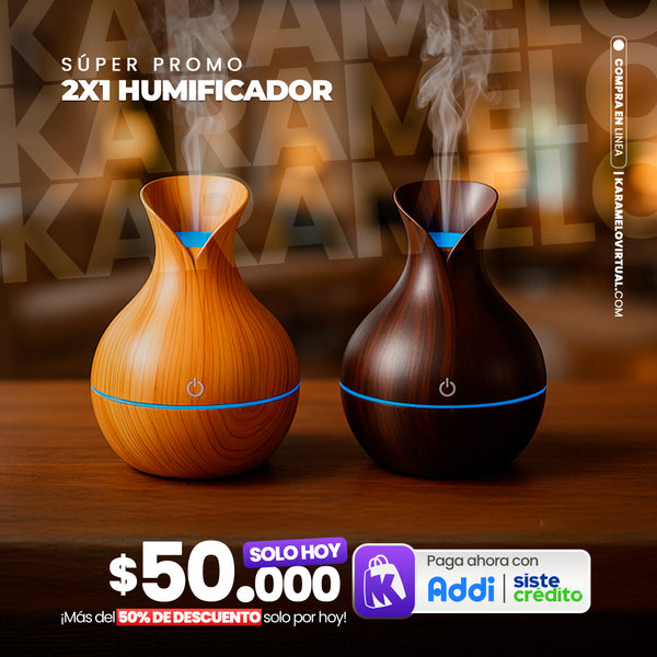 2X1 HUMIFICADOR DE AROMAS