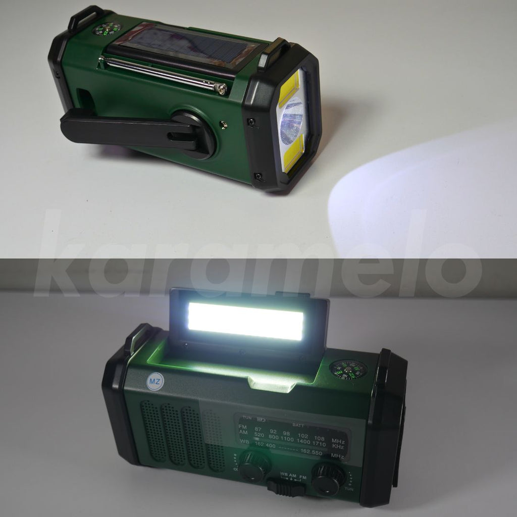 RADIO LINTERNA DE EMERGENCIA SOLAR