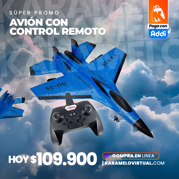 JUGUETE AVION CONTROL REMOTO