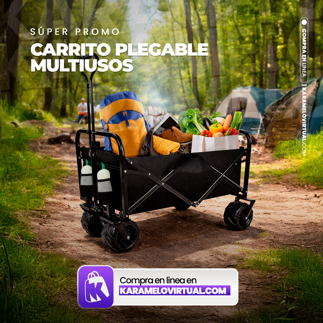 CARRITO PLEGABLE MULTIUSOS