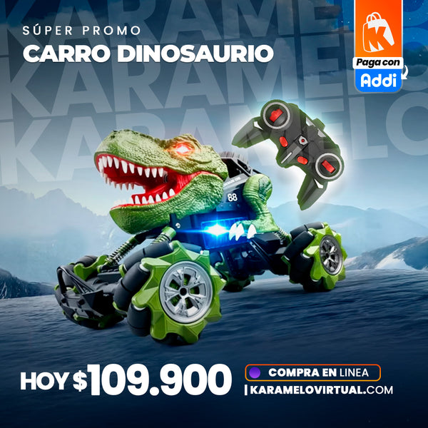 CARRO DINOSAURIO CONTROL REMOTO