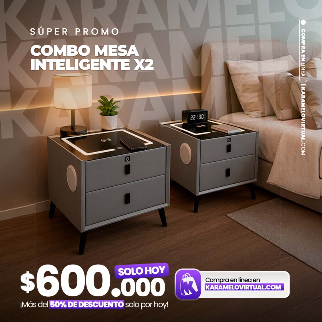 COMBO DE MESAS INTELIGENTES X2