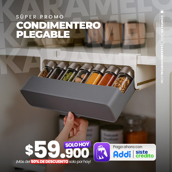 CONDIMENTERO PLEGABLE