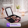 MINI COSMETIQUERA CON ESPEJO