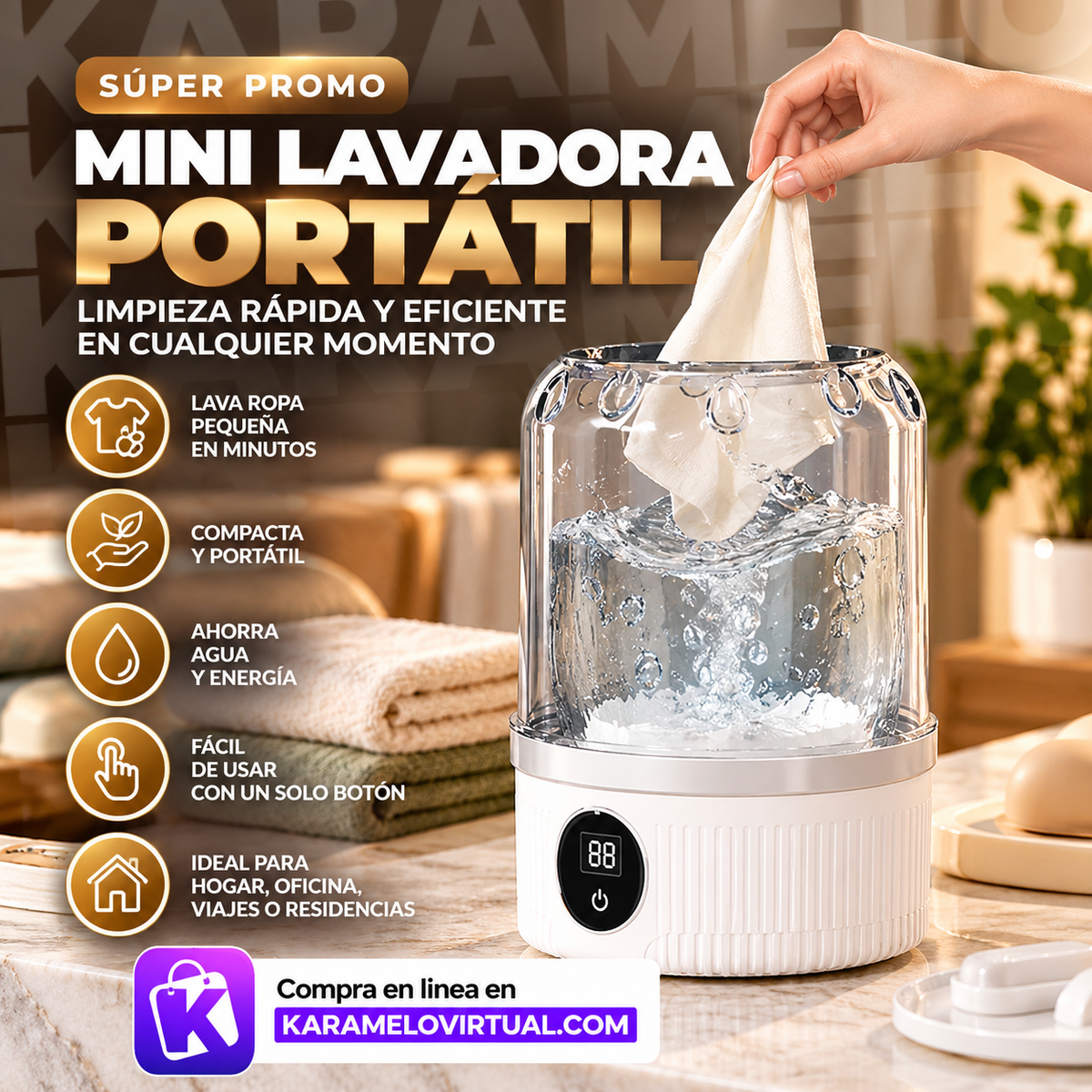 LAVADORA PORTATIL