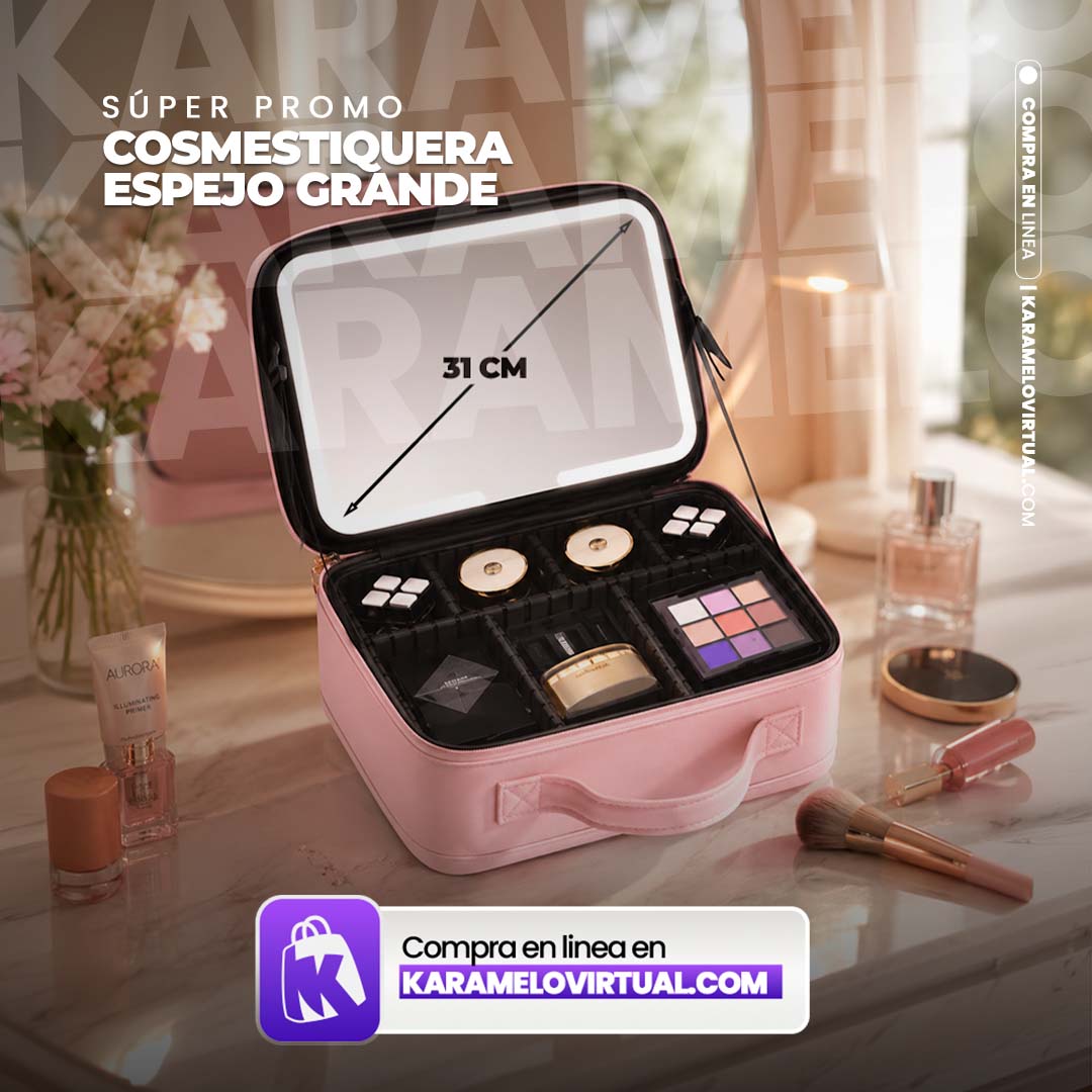 COSMETIQUERA ESPEJO GRANDE