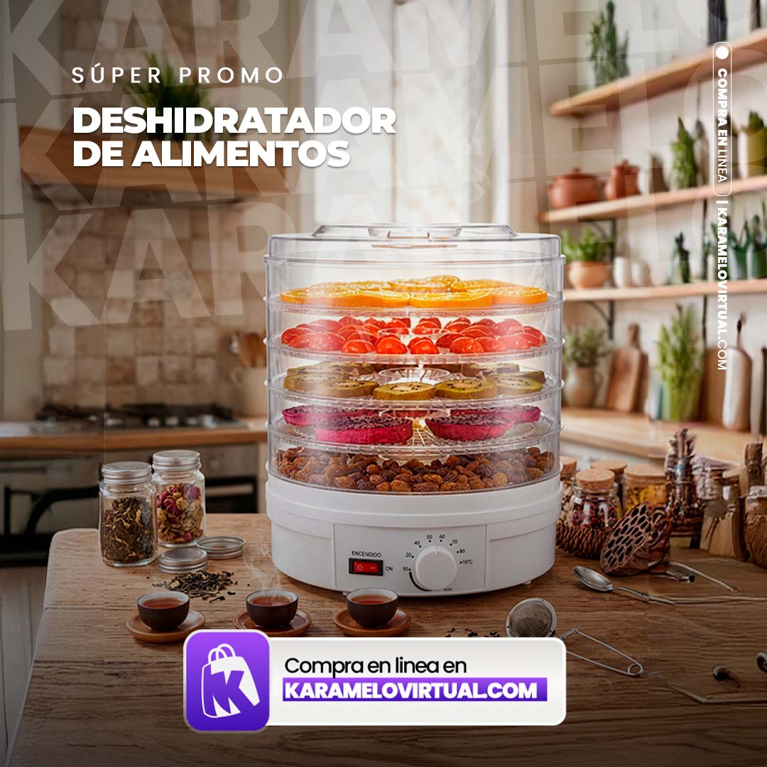 DESHIDRATADOR DE ALIMENTOS PREMIUM