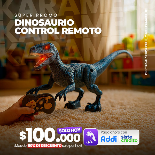 DINOSAURIO CONTROL REMOTO