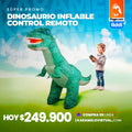 DINOSAURIO INFLABLE A CONTROL REMOTO