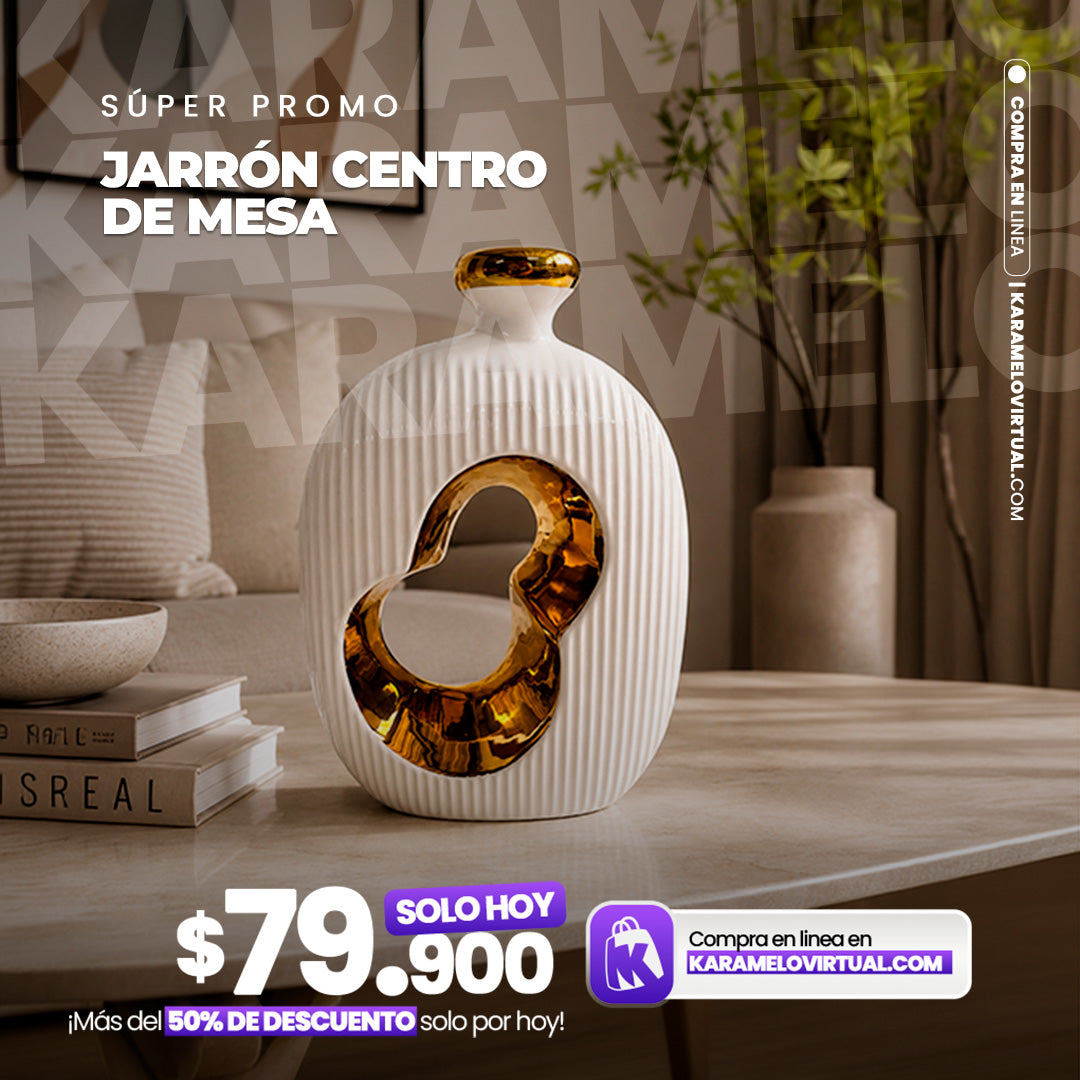 JARRON CENTRO DE MESA