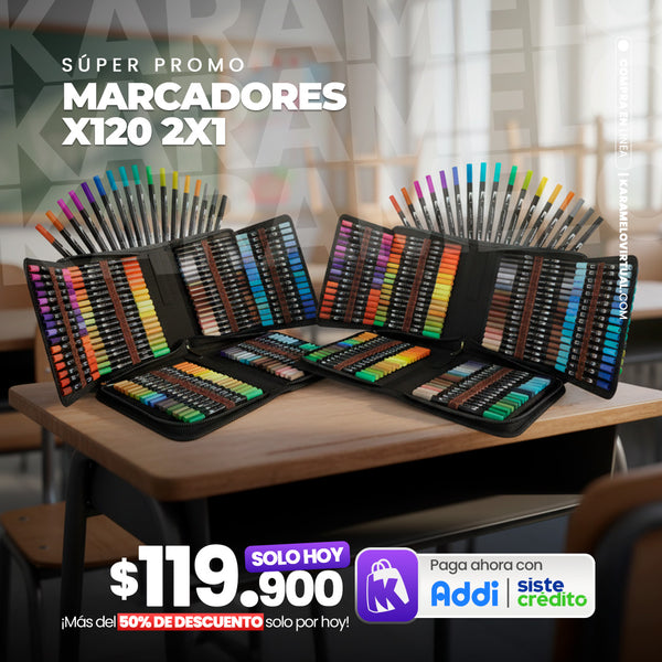 2X1 SET MARCADORES X100UND