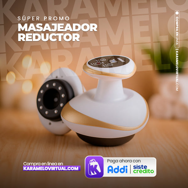MASAJEADOR REDUCTOR CON LUZ INFRARROJA Y VIBRACION