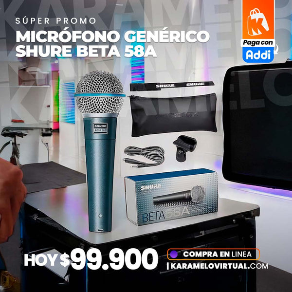 MICROFONO GENERICO SHURE BETA 58A