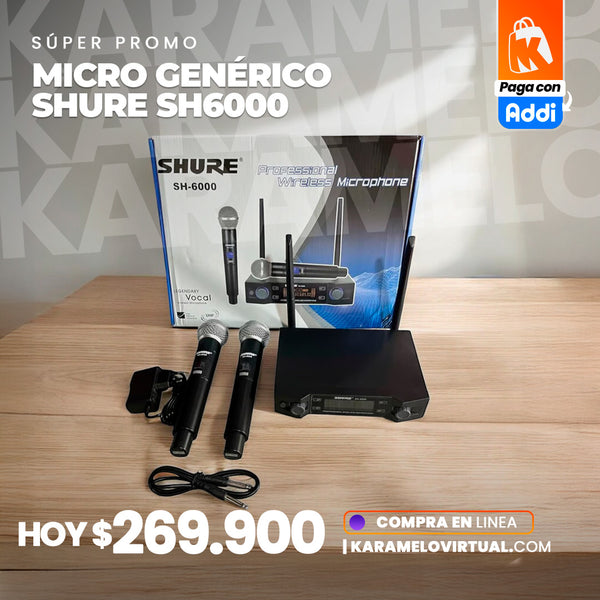 MICROFONO GENERICO SHURE SH6000