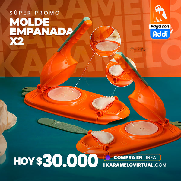 MOLDE DE EMPANADA X2