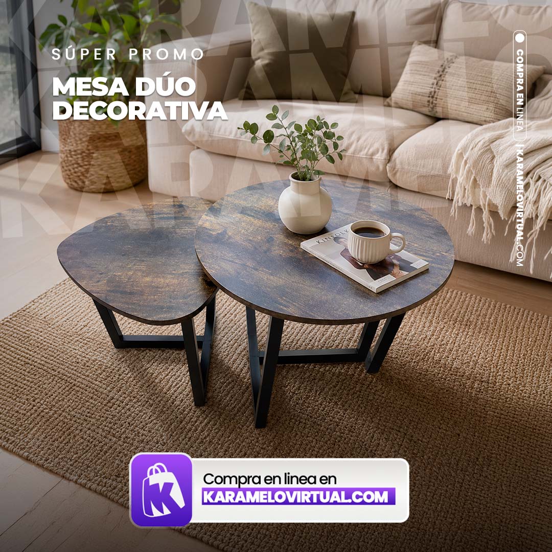 MESA DÚO DECORATIVA