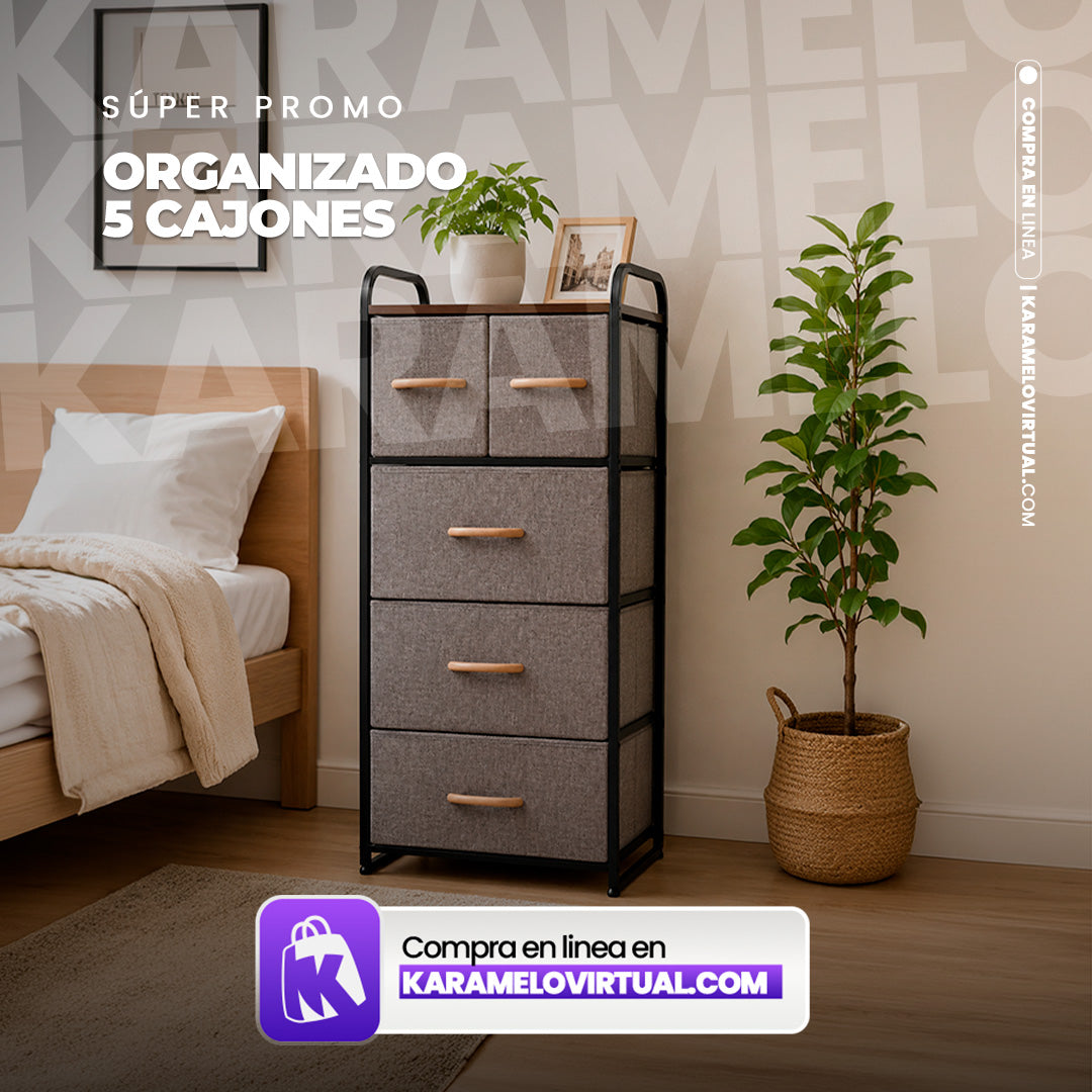 ORGANIZADOR 5 CAJONES