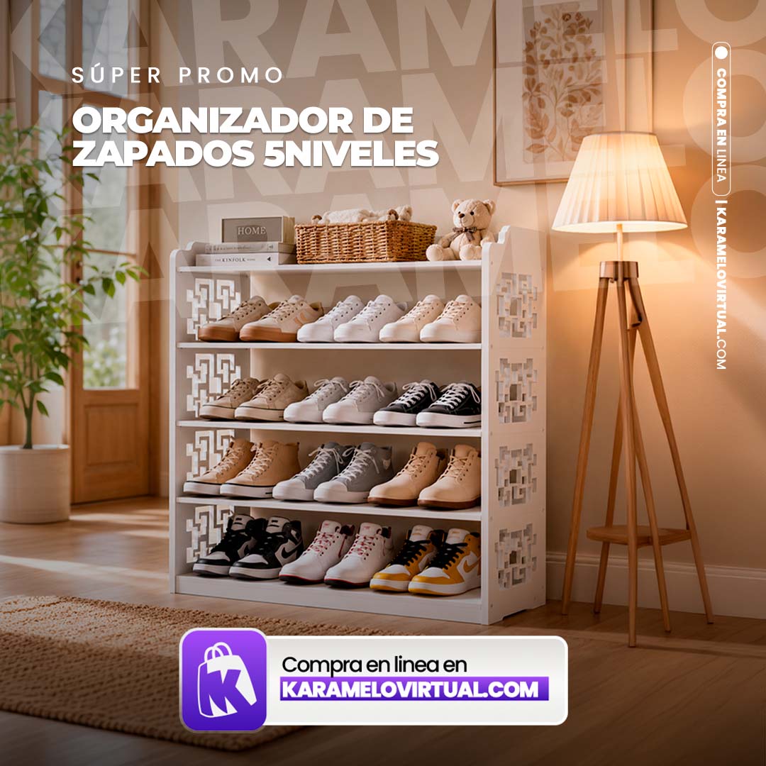 ORGANIZADOR DE ZAPATOS 5 NIVELES