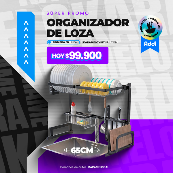 ORGANIZADOR DE COCINA DE 65CM