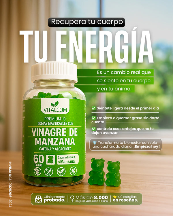 GOMITAS VINAGRE DE MANZANA (INVIMA RSA-0039366-2024)