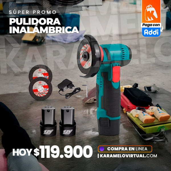 PULIDORA INALAMBRICA DOBLE BATERIA