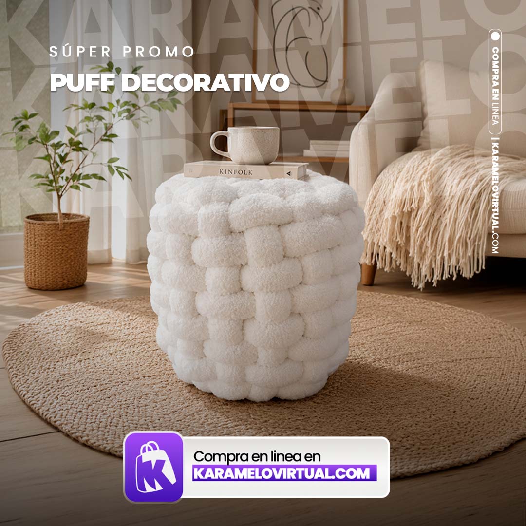 PUFF DECORATIVO