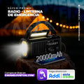 RADIO LINTERNA DE EMERGENCIA SOLAR