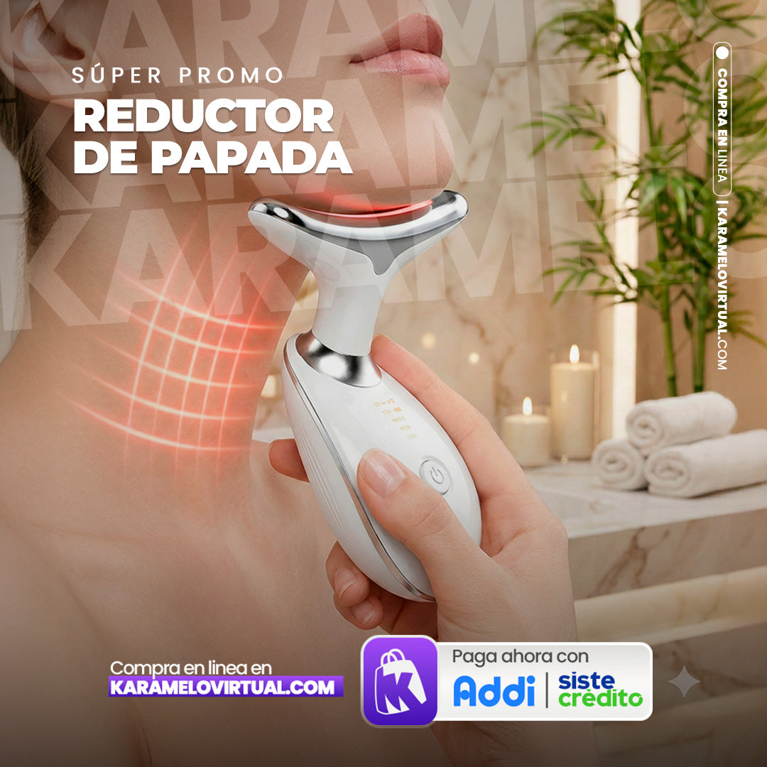 MASAJEADOR FACIAL - REDUCTOR DE PAPADA