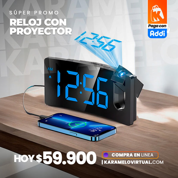 RELOJ PROYECTOR