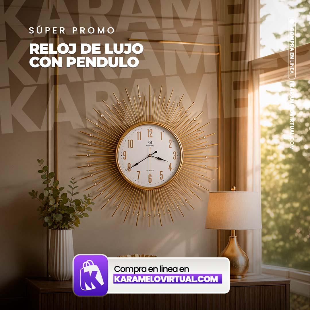 RELOJ DE PARED DECORATIVO