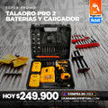 TALADRO INALAMBRICO PRO 2 BATERIA + CARGADOR