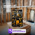 TALADRO DOBLE BATERIA  + SET DE HERRAMIENTA