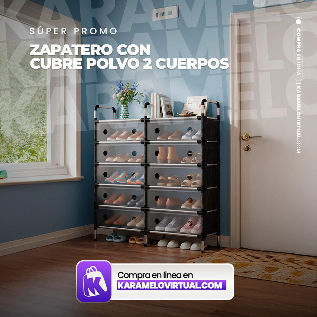 ZAPATERO CON CUBRE POLVO 2 CUERPOS