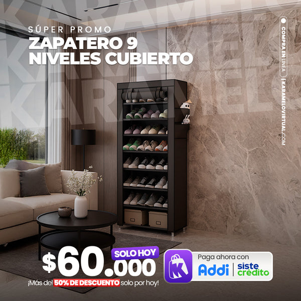 ZAPATERO 10 NIVELES TIPO CLOSET