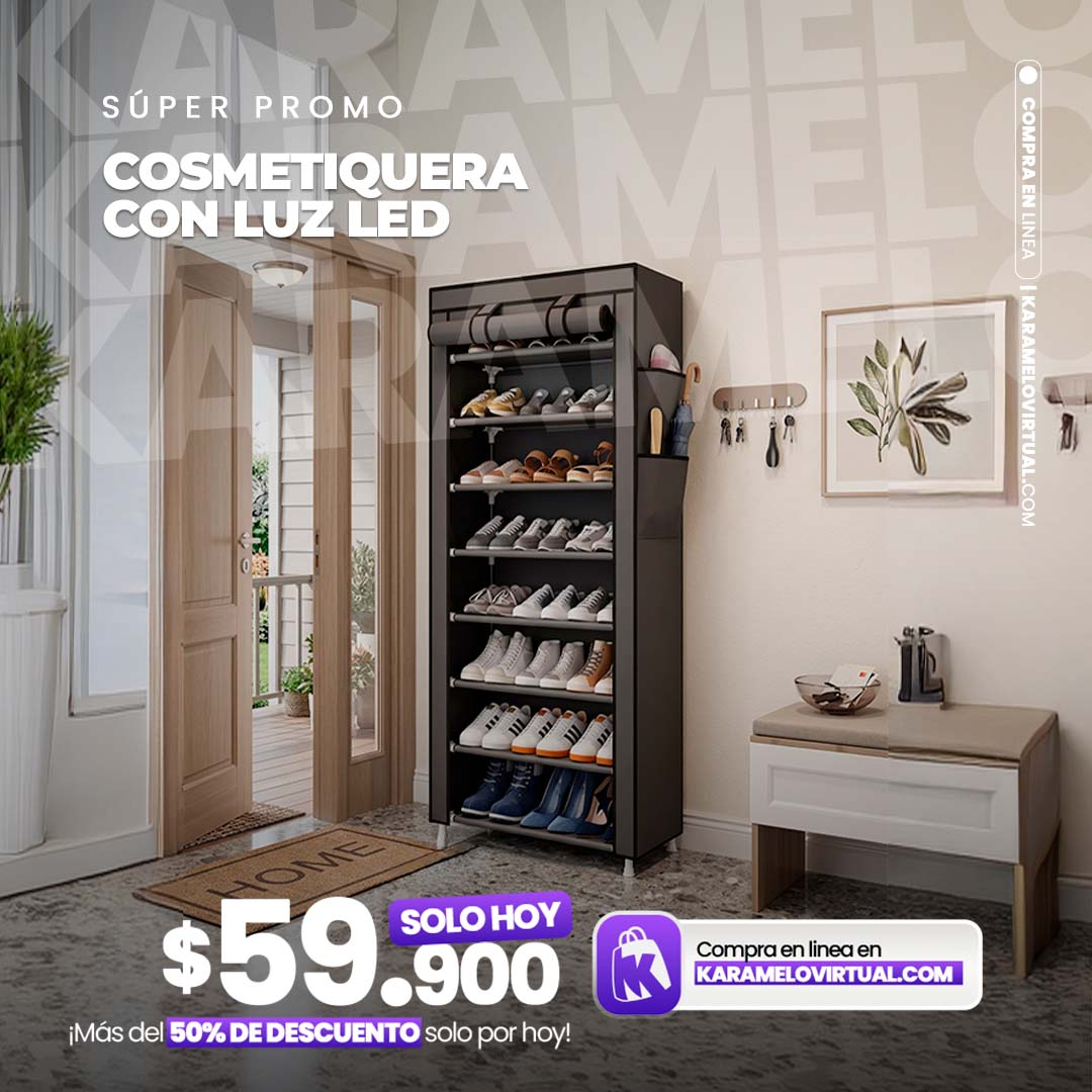 ZAPATERO 9 NIVELES TIPO CLOSET