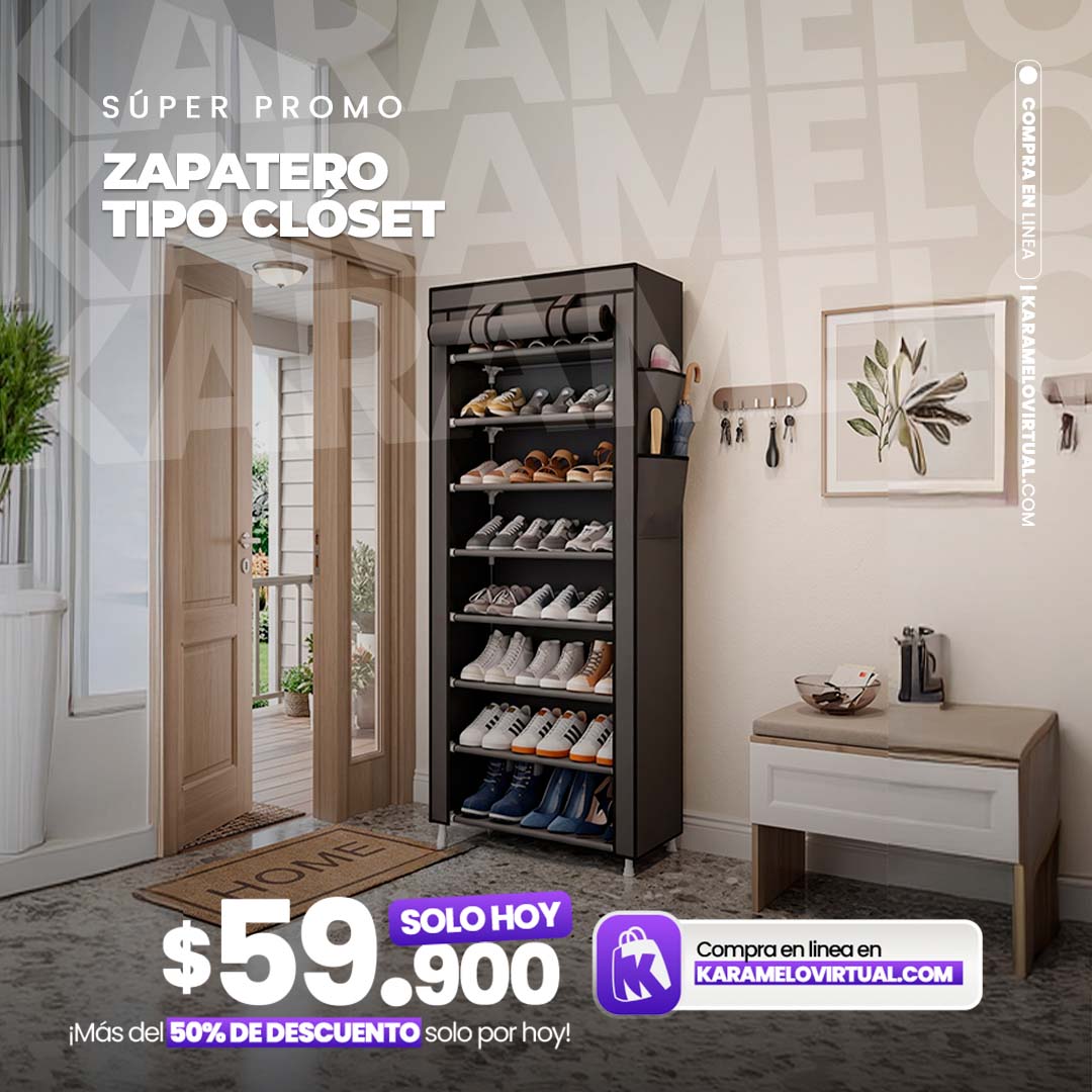 ZAPATERO 9 NIVELES TIPO CLOSET